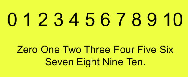 Numbers